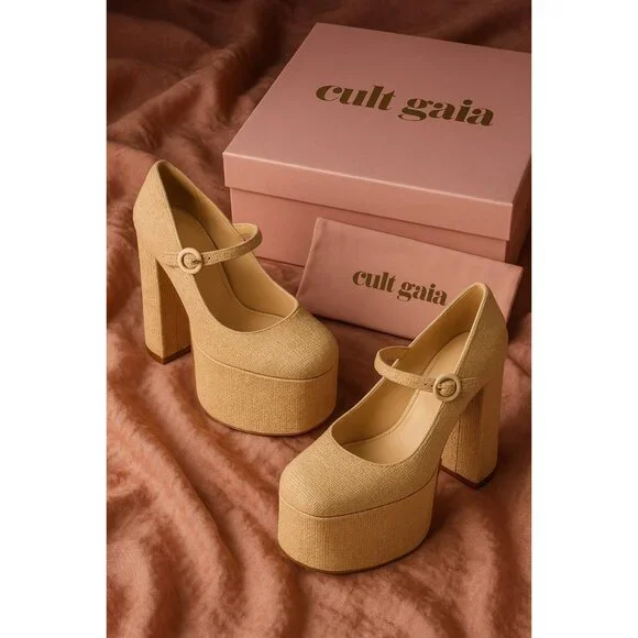 Cult Gaia Angelou Platform Pump — Women’s US 7 New In Box - Picture 9 of 13